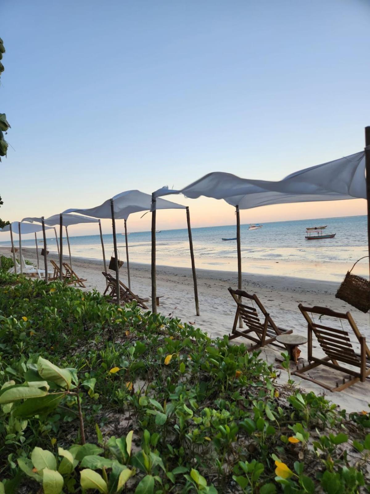 Pousada Areia Preta Cumuruxatiba Bagian luar foto