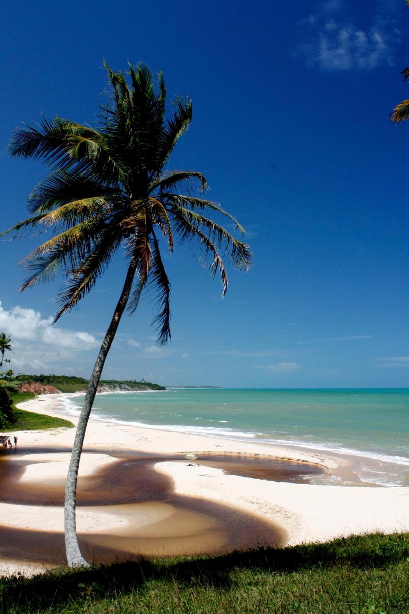Pousada Areia Preta Cumuruxatiba Bagian luar foto